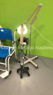 Mixed Lot Including 1 x Thousand and One Patient Examination Light,1 x Accoson Freestyle BP Meter,1 x Marsden Seated Weighing Scales and 1 x Fresenius HemoCare Continuous Autotransfusion System (Both Power Up) * SN 6CAA2307 * - 4