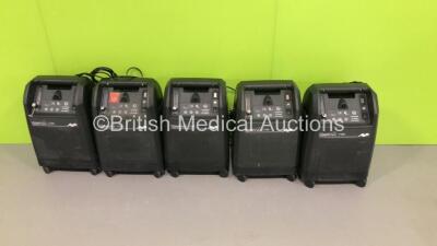 5 x VisionAire 3 Oxygen Concentrators (All Power Up -Stock Photo Used)