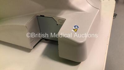TopCon TRC-NW400 Non-Mydriatic Retinal Camera Version 1.0.7 on Motorized Table (Powers Up - Missing Cap and Rear Trim - See Pictures) *S/N 984604* **Mfd 07/2018 ** *FOR EXPORT OUT OF THE UK ONLY* - 3