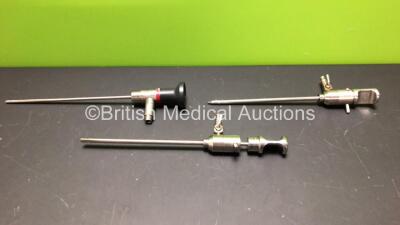 Dyonics HD 30 Degree Arthroscope Endoscope and 2 x Dyonics Ref 4491 Cannula