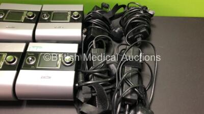 Job Lot Including 8 x ResMed S9 AutoSet CPAP Units with 4 x Power Supplies and 1 x ResMed AirSense 10 AutoSet CPAP Unit (Powers Up with Stock Power Supply - Not Included) *23161063097 - 231014197 - 23131621795 - 23132331242 - 23132331046* - 4