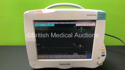 Philips IntelliVue MP50 Anesthesia Patient Monitor *Mfd 2006* with 1 x Philips M3001A Patient Module with ECG/Resp, SpO2 and NBP Options and 1 x Press Module *Mfd 2007* (Powers Up)