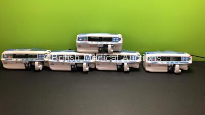 5 x CareFusion Alaris GH Syringe Pumps (All Power Up with 1 x Alarm)