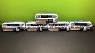 5 x CareFusion Alaris GH Syringe Pumps (All Power Up with 2 x Alarms, 1 x Service Required)