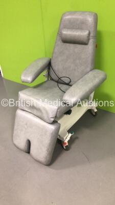 Hemotion Electric Therapy Chair with Controller (Powers Up-Cushion Damaged-See Photos) - 3