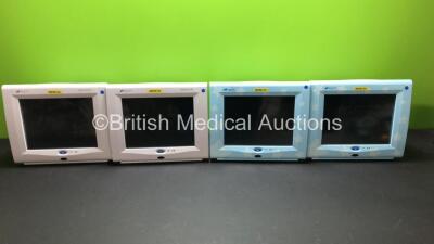 4 x Spacelabs Ultraview SL Model 91370 Patient Monitors Including ECG, P1-2, SpO2, T1-2, hlo 1-2 and NIBP Options (Untested Due to No Power Supplies) *1370200771 - 1370200765 - 1370200712 - 1370200707*