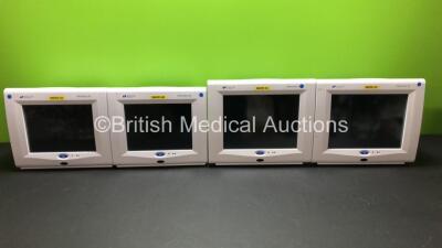 4 x Spacelabs Ultraview SL Model Patient Monitors (2 x 91370, 2 x 91369) Including ECG, P1-2, SpO2, T1-2, hlo 1-2 and NIBP Options (Untested Due to No Power Supplies) *1370200771 - 1370200765 - 1370200712 - 1370200707*