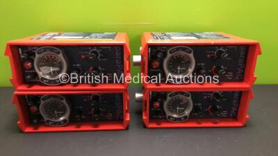 4 x Smiths paraPAC 200D Ventilators *SN 1801232 - 1407318 - 1302334 - N/A*