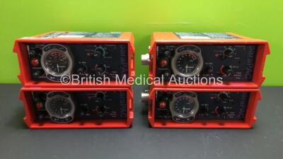 4 x Smiths paraPAC 200D Ventilators *SN 0303411 - 1407256 - N/A*