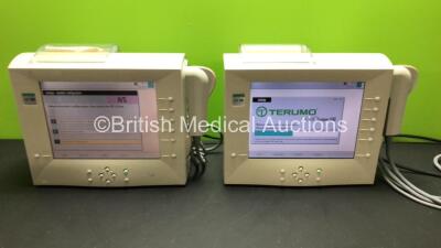 2 x Terumo CDI 500 Blood Parameter Monitoring Systems with 4 x Probes (Both Power Up) *3953 - 2630*