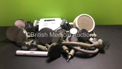 Job Lot Including 1 x Shrewsbury Ultrasound 2 Therapy Unit with 2 x Handpieces (Powers Up) and Various Therapy Unit Attachments / Accessories *07200897120*