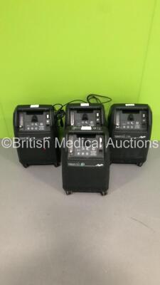 4 x AirSep VisionAire 3 Oxygen Concentrators (All Power Up)