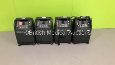 4 x AirSep VisionAire 3 Oxygen Concentrators (3 x Power Up,1 x No Power)