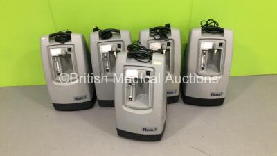 5 x Nidek Medical Mark 5 Nuvo 8 Oxygen Concentrators (All Power Up)