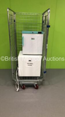 1 x LEC Medical Fridge and 1 x Zanussi Fridge (Both Power Up-Cage Not Included)