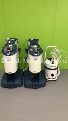 Mixed Lot Including 1 x De Soutter Medical Clean Cast System with Handpiece and 2 x Dideco Electa Concept Autotransfusion Systems (All Power Up) * SN B015189G05 / B013371M02 *