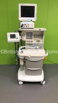 Datex-Ohmeda S/5 Aespire Anaesthesia Machine with Datex-Ohmeda 7100 Ventilator Software Version 1.4,GE Datex-Ohmeda Monitor,Datex-Ohmeda Module Rack Including 1 x E-CAiOV Gas Module with Spirometry and D-Fend Water Trap,1 x E-PRESTN Module with SpO2,T1,T2