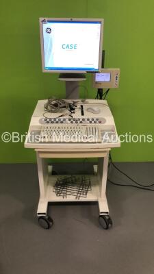 GE Case Stress Test Workstation Version 6.51 with ECG Module and SunTech Tango Monitor (Powers Up) *H* * SN 00034079 *