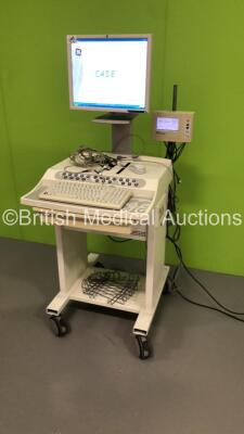 GE Case Stress Test Workstation Version 6.51 with ECG Module and SunTech Tango Monitor (Powers Up) *H* * SN 00034079 * - 5