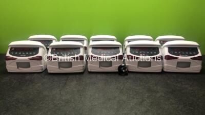 10 x Codan Argus 708V Infusion Pumps (All Power Up, 1 with Damaged Light-See Photo)