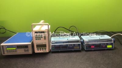 Mixed Lot Including 1 x Transonic System HD01 Hemodialysis Monitor (Powers Up) 1 x B Braun Infusomat FM Infusion Pump (Powers Up) 2 x Arcomed Syringe Pumps (Both Power Up, 1 with Alarm)