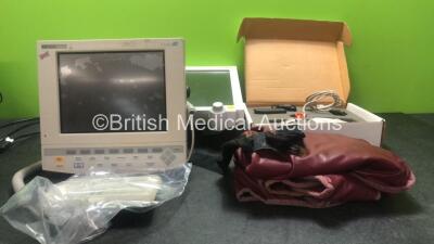 Mixed Lot Including 1 x Drager Infinity C700 Monitor, 1 x Hewlett Packard Viridia CMS Monitor, 1 x Aeroneb Professional Nebulizer System and 1 x X-Ray Lead Apron