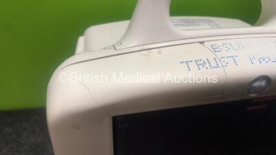 GE Dash 3000 Patient Monitor Including ECG, CO2, NBP, BP1/3, BP2/4, SpO2 and Temp/CO Options (Powers Up with Cracked Casing-See Photo) - 2