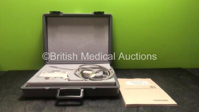 Toshiba PVT-681MV Ultrasound Transducer / Probe In Case with Operation Manual *Mfd 2015* *Untested*