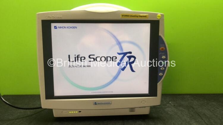 Nihon Kohden Model MU-671RK Life Scope Monitor (Powers Up with Damage-See Photos) *SN 00881*