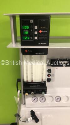 InterMed Penlon Prima SP Anaesthesia Machine with O2 Monitor,Oxygen Mixer and Hoses (Powers Up) - 2