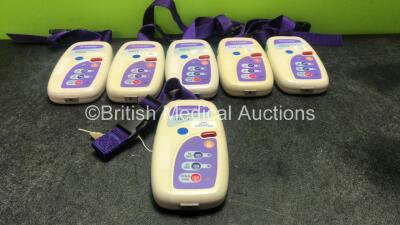 6 x Graseby MR10 Neonatal Respiration Monitors (All Power Up) *SN 13010052, 13010033, 13005791, 13009698, 93427200602, 13010039*