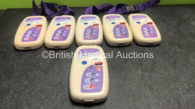 6 x Graseby MR10 Neonatal Respiration Monitors (All Power Up) *SN 13005095, 1300055052007, 13000549052007, 13006959, 13005097, 13002561072008*