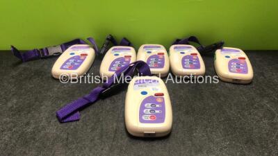 6 x Graseby MR10 Neonatal Respiration Monitors (All Power Up) *SN 13007873, 130024844, 13010042, 13010035, 13010032, 13006951*