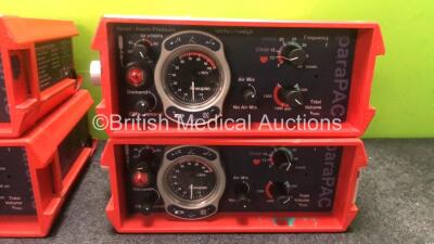 4 x Smiths paraPAC 200D Ventilators *S/N 1403315* - 2