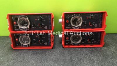 4 x Smiths paraPAC 200D Ventilators *S/N 1407371, 1503175*