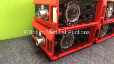 4 x Smiths paraPAC 200D Ventilators *S/N 1003208, 0903278* - 2