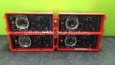 4 x Smiths paraPAC 200D Ventilators *S/N 1801185, 1306185,