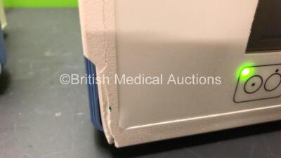 2 x Drager Infinity Delta Patient Monitors with HemoMed 1, Aux - Hemo 2 - 3, MultiMed and SpO2 Options with 2 x Power Supplies *Mfd 2008* (Both Power Up with 2 x Missing Side Panels and Some Casing Damage - See Photo) *6000509677 - 6000460782* - 4