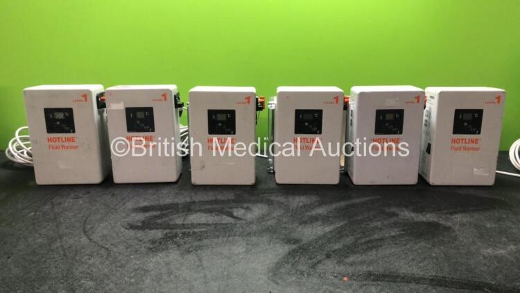 6 x Smiths Medical Hotline Level 1 Fluid Warmer Units (All Power Up)