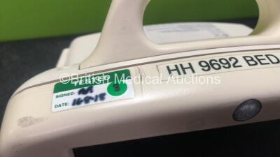 GE Dash 3000 Patient Monitor Including ECG, NBP, CO2, SpO2, Temp/CO, BP1/3, BP2/4 and Printer Options with 1 x Battery (Powers Up with Cracked Casing-See Photo) - 6