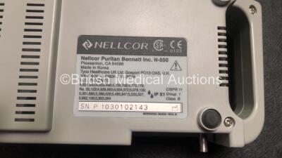 Mixed Lot Including 1 x AM 5000 Airflow Development Measuring Reels1 x Nellcor N-550 Pulse Oximeter (No Power) 1 x System 22 Unit (Powers Up) 4 x Nellcor N-560 Pulse Oximeters (3 Power Up with Faults, 1 No Power) - 5