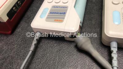 Mixed Lot Including 1 x Quest Model 2700 Impulse Sound Level Meter, 2 x Huntleigh Sonicaid D920 Doppler Units (1 Powers Up, 1 No Power with Damaged Cable-See Photo) 1 x Emma Ref 605100 Capnometer in Case (Untested due to Missing Batteries) - 4