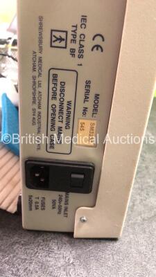 Mixed Lot Including 1 x Shrewsbury Medical Combined Therapy Unit with Connection Leads and Probes (Powers Up) 1 x EMS Therasonic 1032 Ultrasound Unit (Powers Up with Damage-See Photo) 2 x Sato Model 8601 USB Units - 6