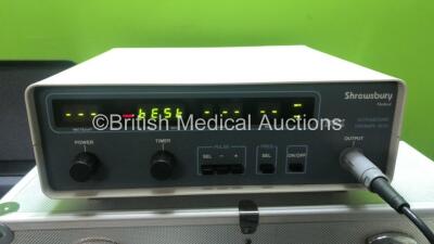 Mixed Lot Including 1 x Shrewsbury Medical 3170 Ultrasound Therapy Unit in Transport Case (Powers Up) 1 x SKF Services Model SM 3072 Ultrasound Unit with 1 x Transducer / Probe (Powers Up) 1 x Netech Delta 1600 AED Tester Unit (Powers Up) - 2