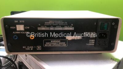 Mixed Lot Including 1 x Shrewsbury Medical 3170 Ultrasound Therapy Unit in Transport Case (Powers Up) 1 x SKF Services Model SM 3072 Ultrasound Unit with 1 x Transducer / Probe (Powers Up) 1 x Netech Delta 1600 AED Tester Unit (Powers Up) - 6