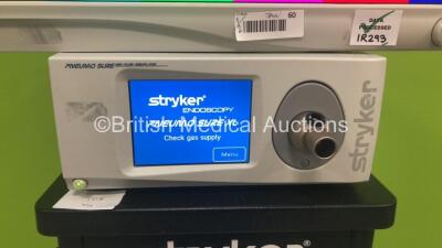 Stryker Stack Trolley with Stryker Vision Elect HDTV Surgical Viewing Monitor, Stryker Pneumo Sure High Insufflator (Cracked Surround), Stryker SDC Ultra HD Information Management System, Stryker 1288 HD High Definition Camera, Stryker 1288 HD Camera Head - 3