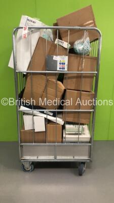 Cage of Mixed Consumables Including Clinell Shampoo Caps, Safety Tube Holders and Vygon Male to Male LL Luer-Lok (Cage Not Included - Out of Date) - 2