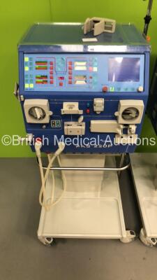 2 x Gambro AK 200 S Dialysis Machines Version 10.00 with Hoses (Both Power Up) * SN 11744 / 18712 * - 2