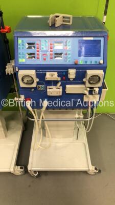 2 x Gambro AK 200 S Dialysis Machines Version 10.00 with Hoses (Both Power Up) * SN 11744 / 18712 * - 3