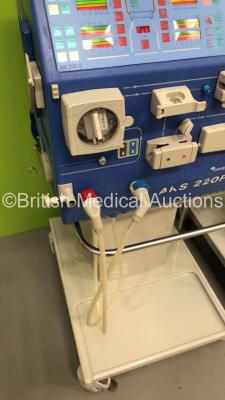 2 x Gambro AK 200 S Dialysis Machines Version 10.00 with Hoses (Both Power Up) * SN 11744 / 18712 * - 6